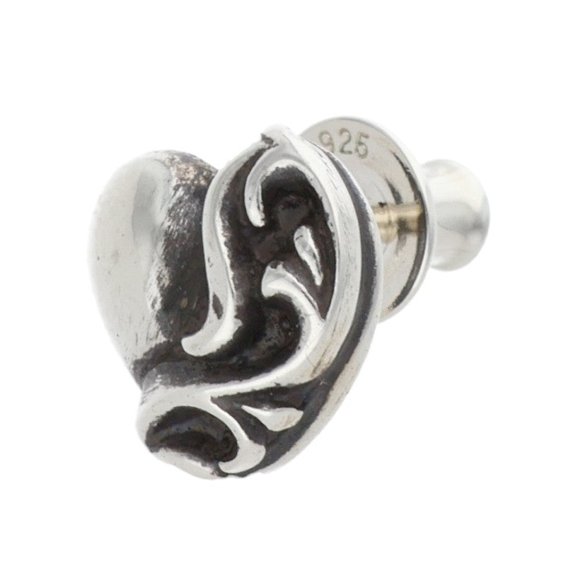 Chrome Hearts Heart Stud Silver Earring Size ONE SIZE