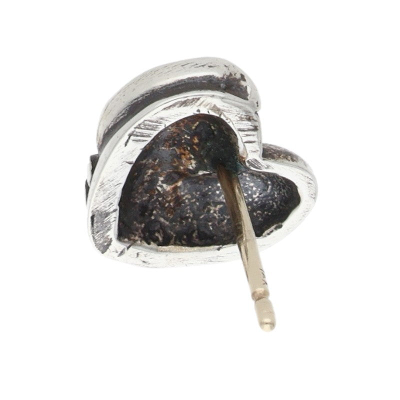 Chrome Hearts Heart Stud Silver Earring Size ONE SIZE