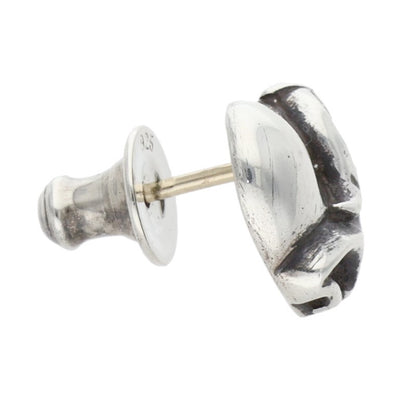Chrome Hearts Heart Stud Silver Earring Size ONE SIZE