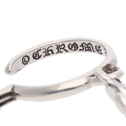 Chrome Hearts Tiny CH Cross Hoop Silver Size ONE SIZE