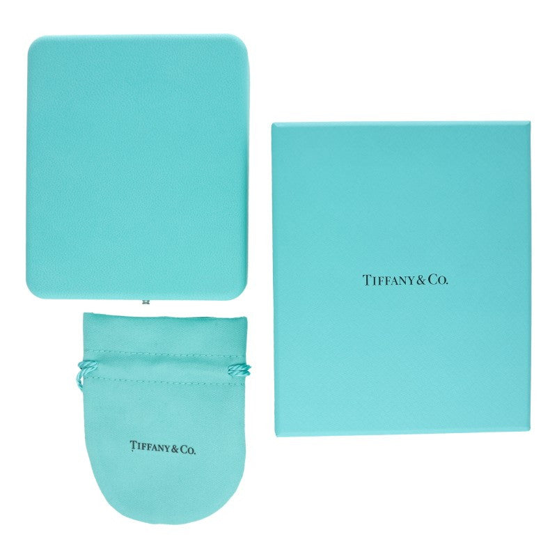 TIFFANY&Co. T1 K18YG Half Diamond Earrings Size ONE SIZE