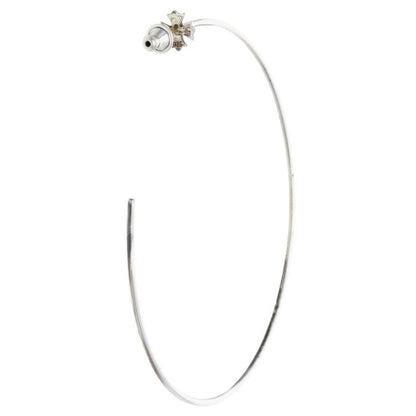 Chrome Hearts CH Plus Hoop Silver Size ONE SIZE