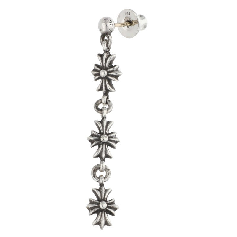 Chrome Hearts Tiny E CH Plus 3 Drop Silver Size ONE SIZE