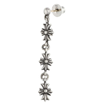 Chrome Hearts Tiny E CH Plus 3 Drop Silver Size ONE SIZE
