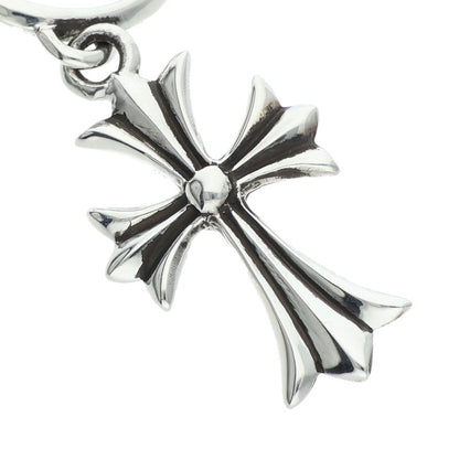 Chrome Hearts Tiny CH Cross Hoop Silver Size ONE SIZE