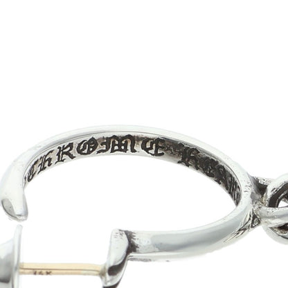 Chrome Hearts Tiny CH Cross Hoop Silver Size ONE SIZE