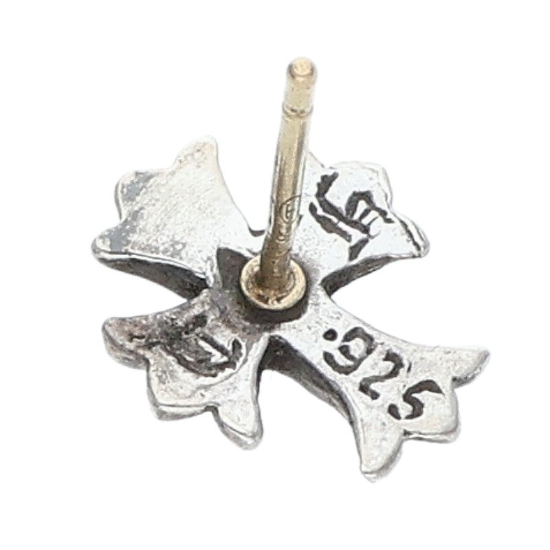 Chrome Hearts No2 CH Cross Ruby Stud Silver Size ONE SIZE