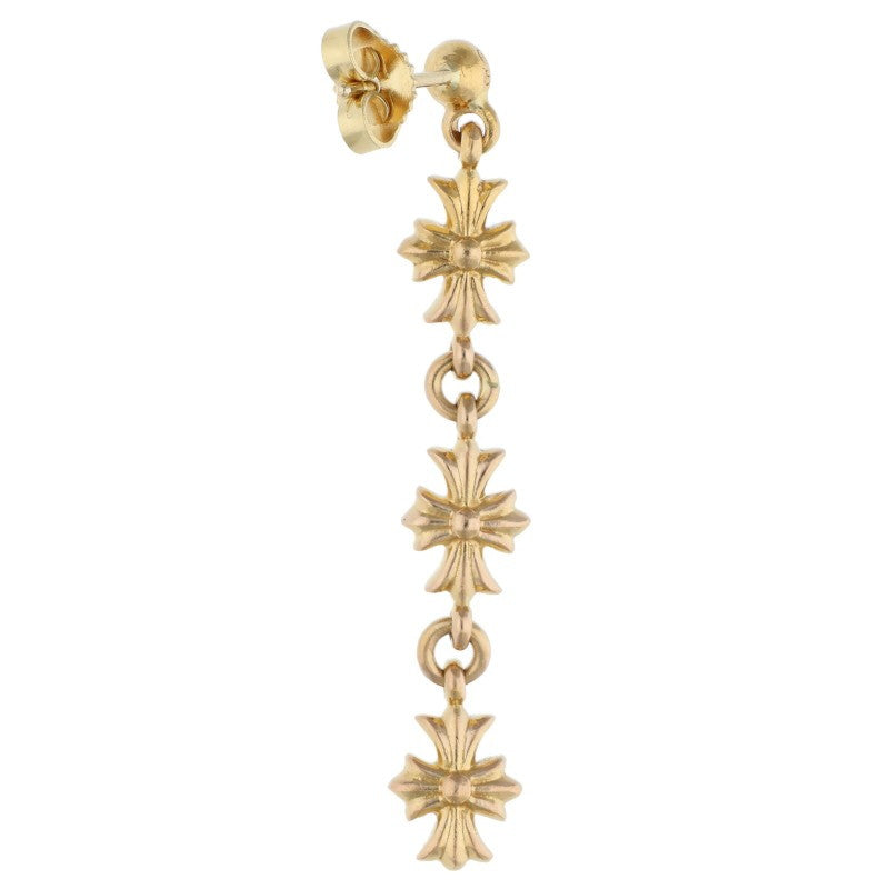 Chrome Hearts 22K Tiny E CH Plus 3 Drop Gold Size ONE SIZE