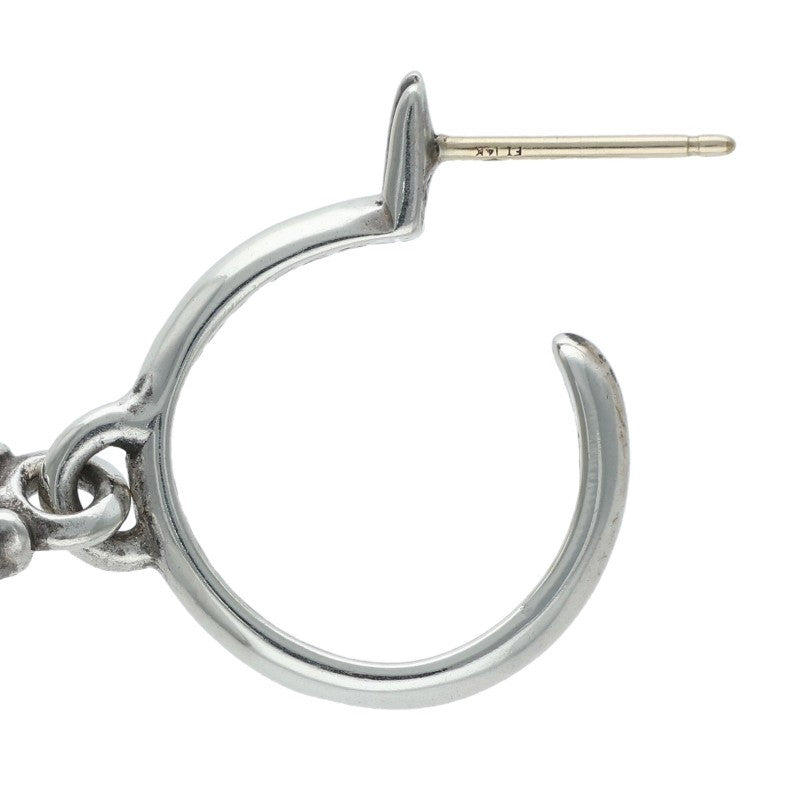 Chrome Hearts #5 Dagger Hoop Silver Earring Size ONE SIZE