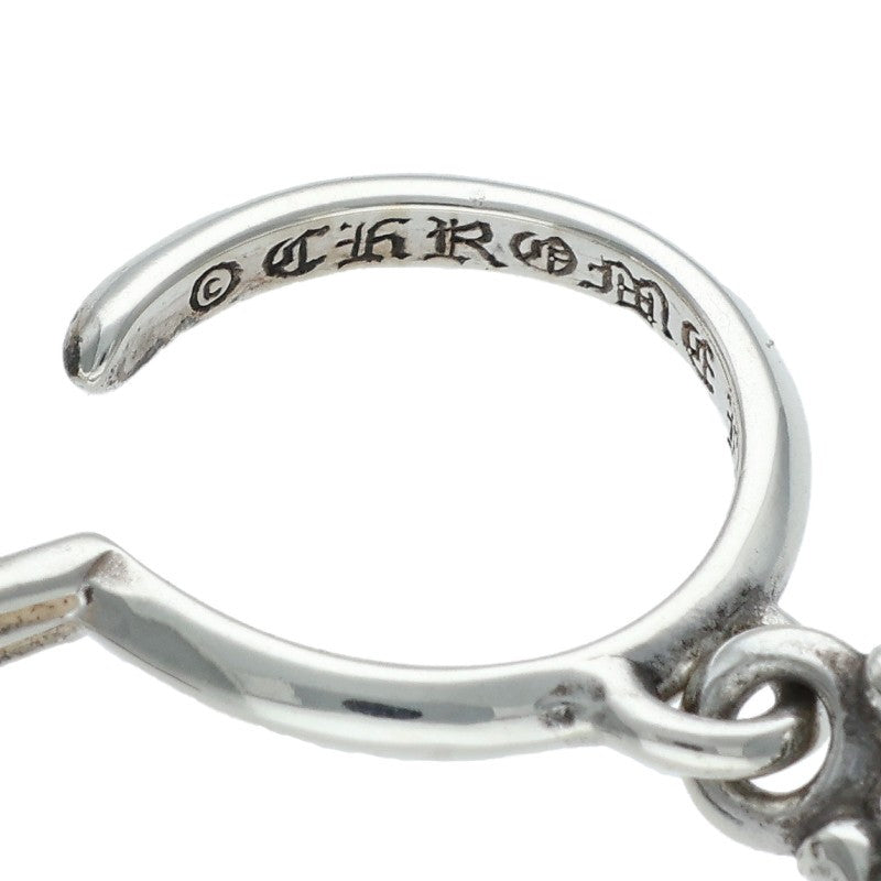 Chrome Hearts #5 Dagger Hoop Silver Earring Size ONE SIZE