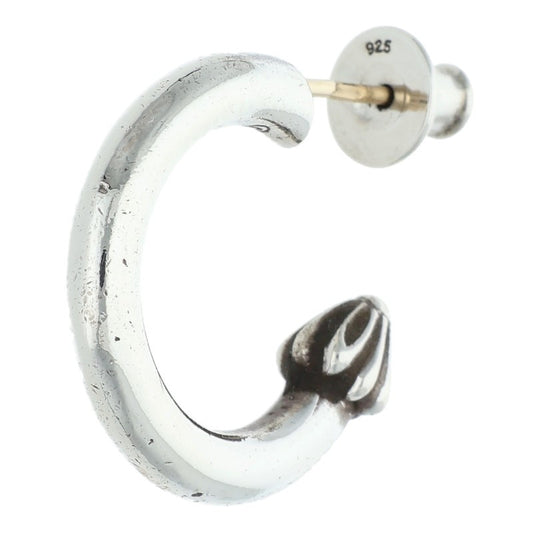 Chrome Hearts Plain hoop earrings Silver (Silver 3.46g)
