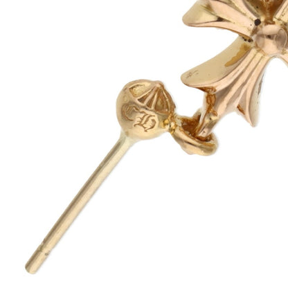 Chrome Hearts 22K Triple CH Cross Earring Size ONE SIZE