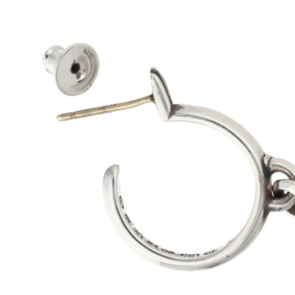Chrome Hearts Tiny CH Cross Hoop Silver Size ONE SIZE