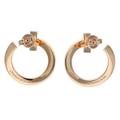 TIFFANY&Co. T One Open Hoop 18K Rose Gold Size ONE SIZE
