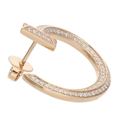 TIFFANY&Co. T One Open Hoop 18K Rose Gold Size ONE SIZE