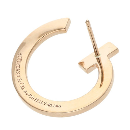 TIFFANY&Co. T One Open Hoop 18K Rose Gold Size ONE SIZE