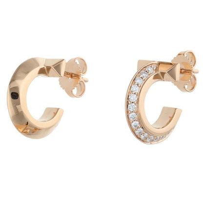TIFFANY&Co. T One 18K Rose Gold Diamond Hoop Size ONE SIZE