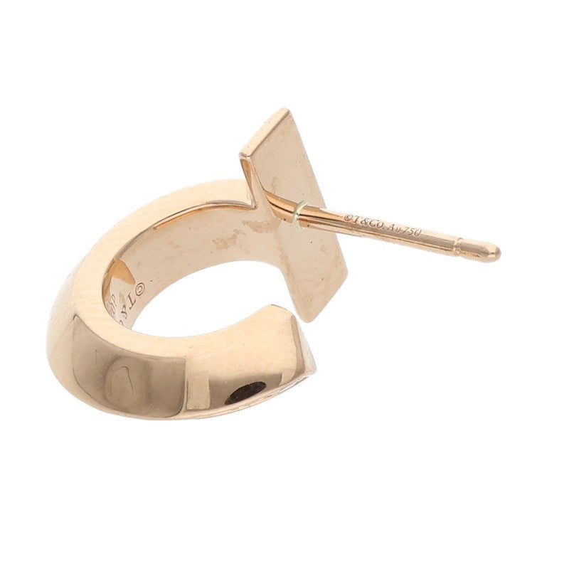 TIFFANY&Co. T One 18K Rose Gold Diamond Hoop Size ONE SIZE