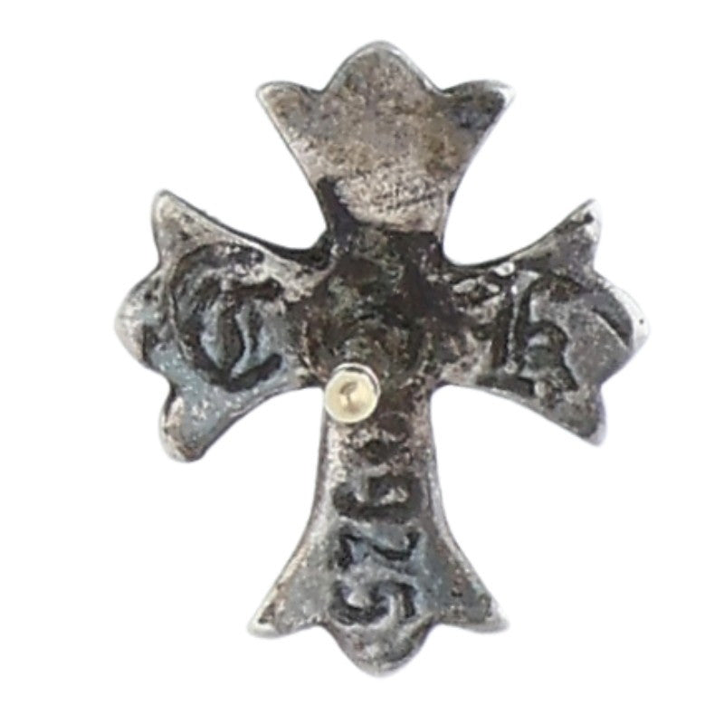 Chrome Hearts No2 CH Cross Stud Silver Earring Size ONE SIZE