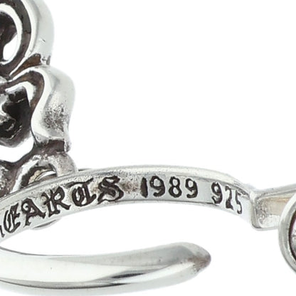 Chrome Hearts No5 Dagger Hoop Silver Earring Size ONE SIZE
