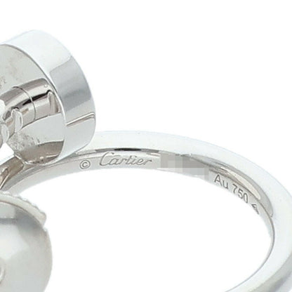 Cartier Juste un Clou K18WG Hoop Earrings Size ONE SIZE