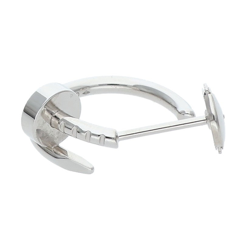 Cartier Juste un Clou K18WG Hoop Earrings Size ONE SIZE