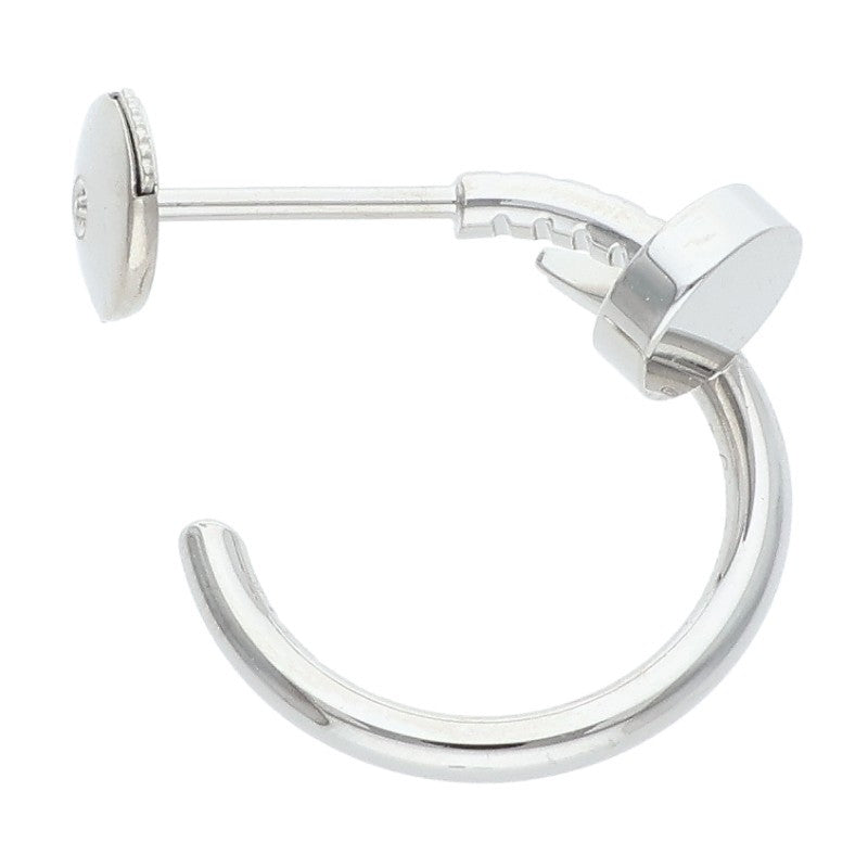 Cartier Juste un Clou K18WG Hoop Earrings Size ONE SIZE