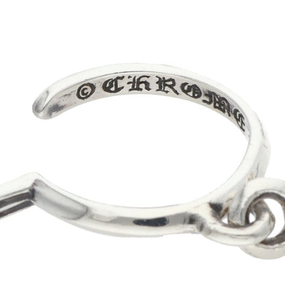 Chrome Hearts Tiny CH Cross Hoop Silver Size ONE SIZE