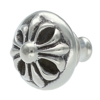 Chrome Hearts Cross Ball Stud Silver Earring Size ONE SIZE