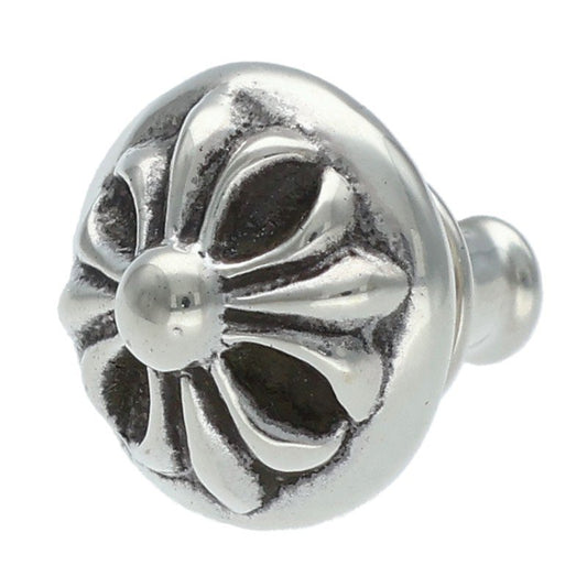 Chrome Hearts Cross Ball Stud Silver Earring Size ONE SIZE