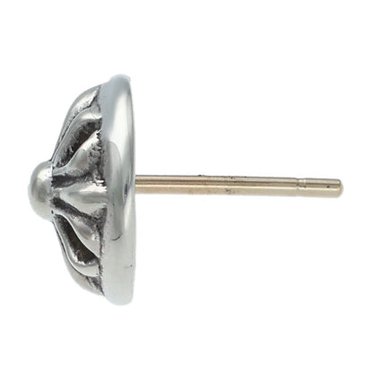 Chrome Hearts Cross Ball Stud Silver Earring Size ONE SIZE