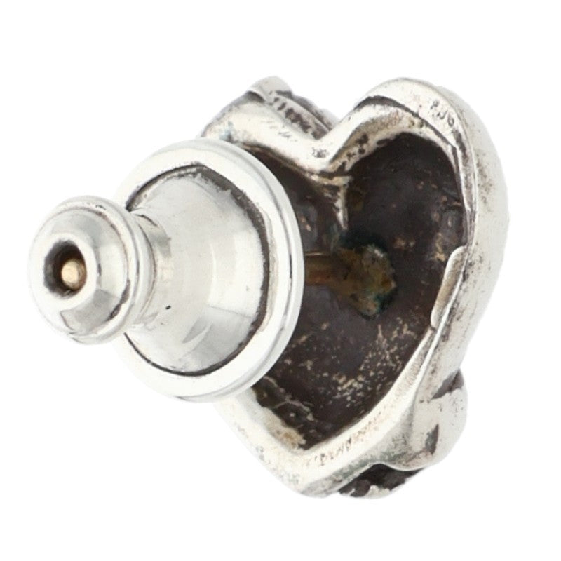 Chrome Hearts Heart Stud Silver Earring Size ONE SIZE