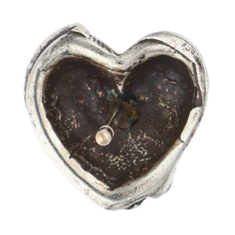 Chrome Hearts Heart Stud Silver Earring Size ONE SIZE