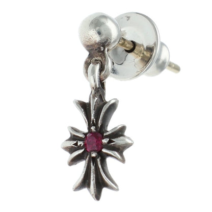 Chrome Hearts Tiny E CH Plus 1 Ruby Silver Size ONE SIZE