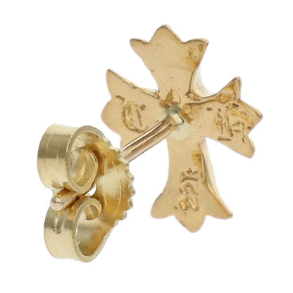 Chrome Hearts 22K CH Cross Stud Gold Earring Size ONE SIZE