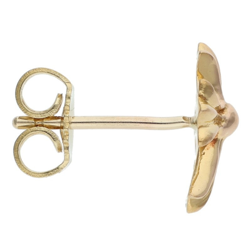 Chrome Hearts 22K CH Cross Stud Gold Earring Size ONE SIZE