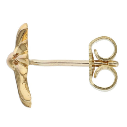 Chrome Hearts 22K CH Cross Stud Gold Earring Size ONE SIZE