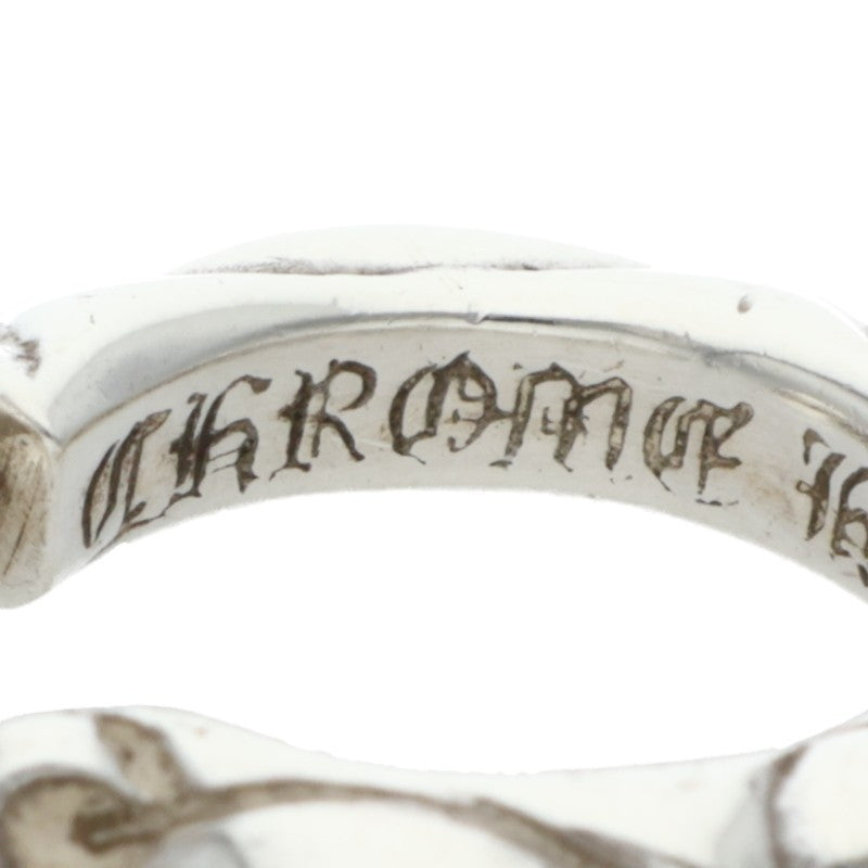 Chrome Hearts Scroll Hoop Silver Earring Size ONE SIZE