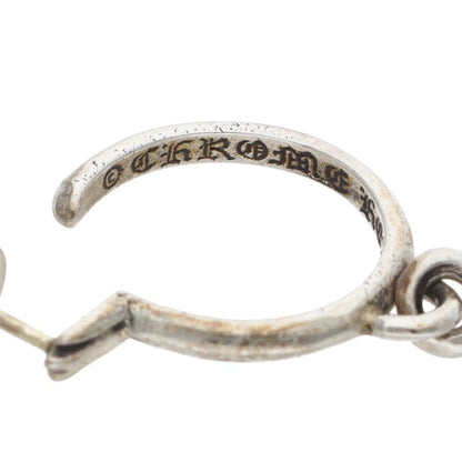 Chrome Hearts Tiny CH Cross Hoop Silver Size ONE SIZE