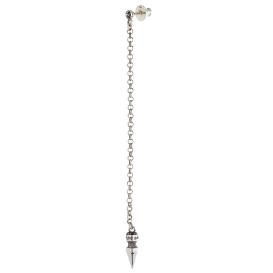 Chrome Hearts Chain Spike Drop Silver Earring Size ONE SIZE