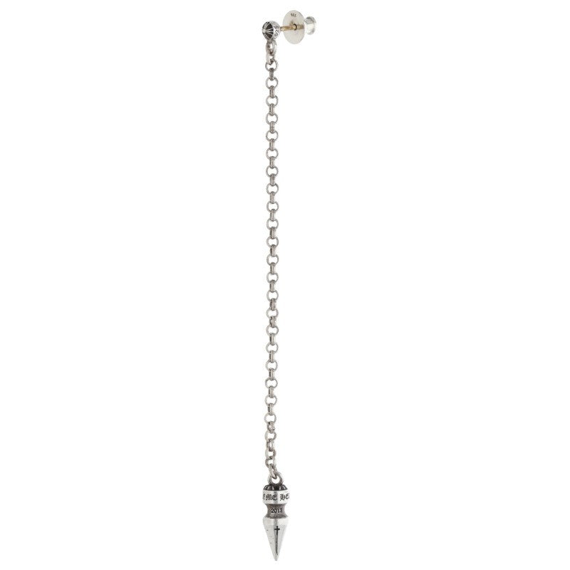 Chrome Hearts Chain Spike Drop Silver Earring Size ONE SIZE
