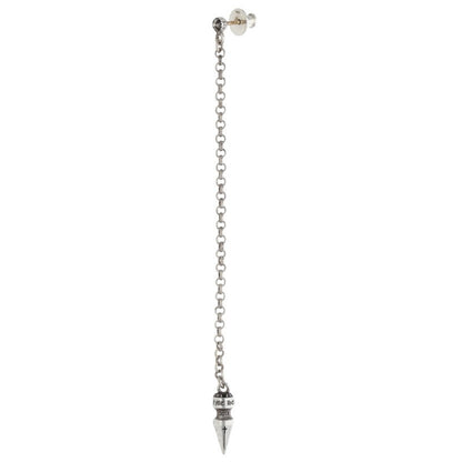 Chrome Hearts Chain Spike Drop Silver Earring Size ONE SIZE
