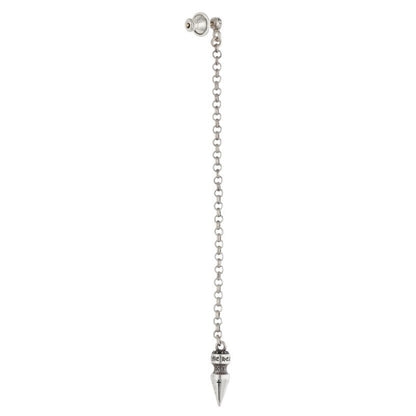 Chrome Hearts Chain Spike Drop Silver Earring Size ONE SIZE