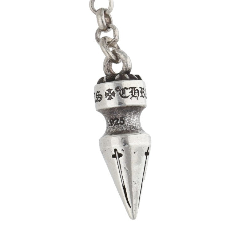 Chrome Hearts Chain Spike Drop Silver Earring Size ONE SIZE