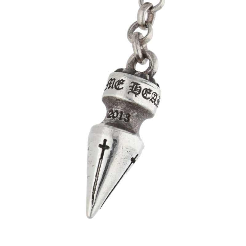 Chrome Hearts Chain Spike Drop Silver Earring Size ONE SIZE
