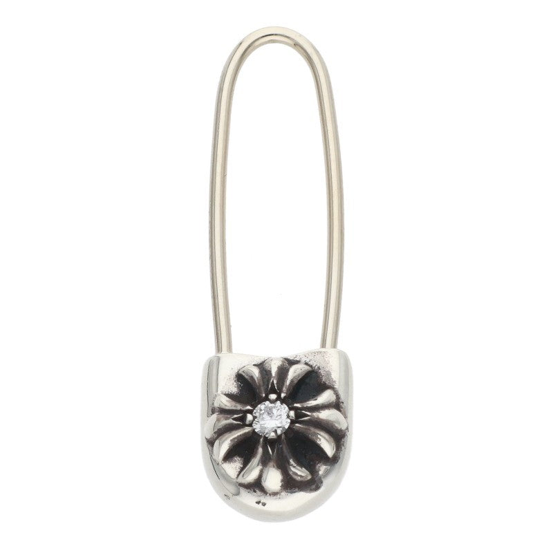Chrome Hearts Silver Safety Pin 1 Diamond Size ONE SIZE