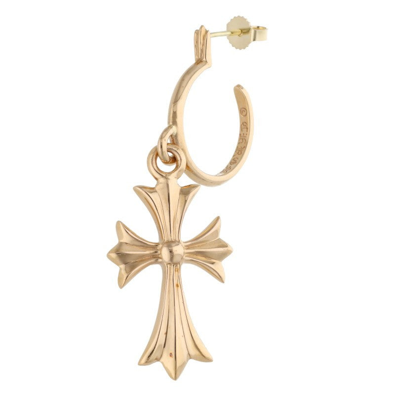 Chrome Hearts 22K Tiny CH Cross Yellow Gold Size ONE SIZE