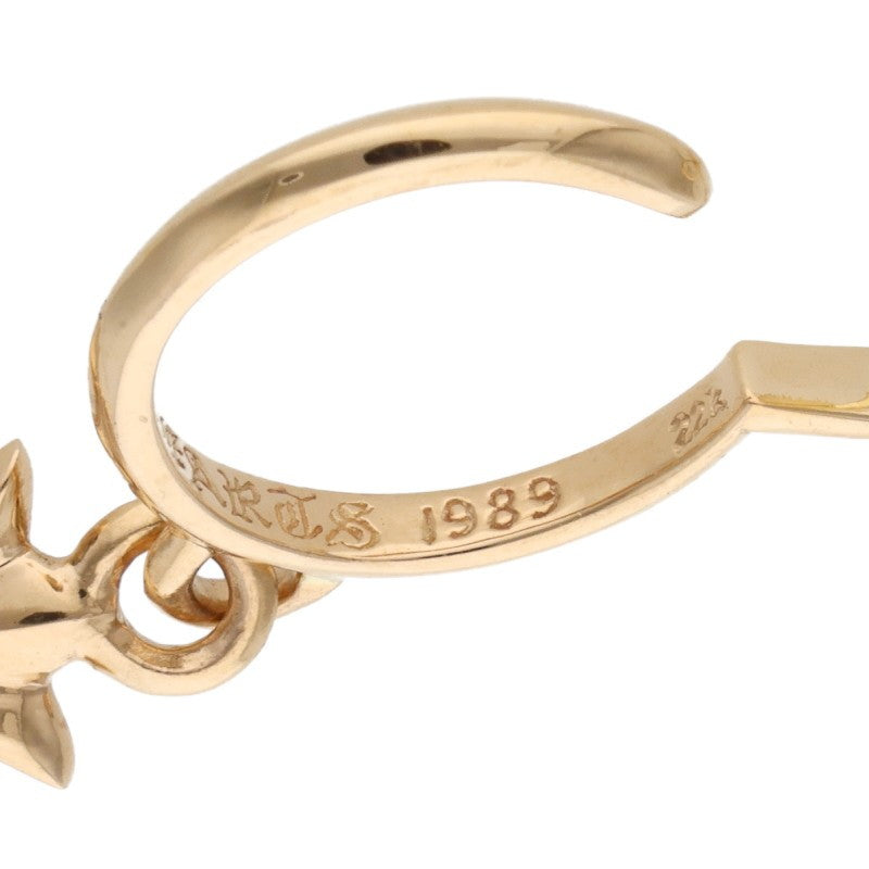 Chrome Hearts 22K Tiny CH Cross Yellow Gold Size ONE SIZE