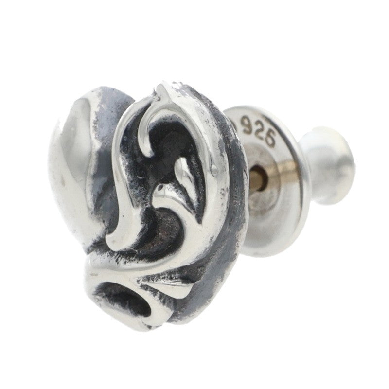 Chrome Hearts Silver Heart Stud Earring Size ONE SIZE