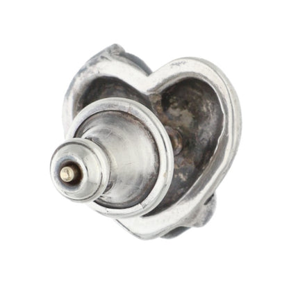 Chrome Hearts Silver Heart Stud Earring Size ONE SIZE